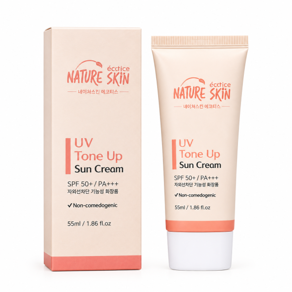 Nature Skin UV Tone Up Sun Cream SPF50+ PA+++ (55ml) - Image 3