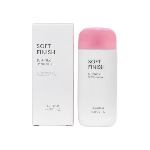 Missha All Around Safe Block Soft Finish Sun Milk SPF50+ PA+++ 70ml - Image 4