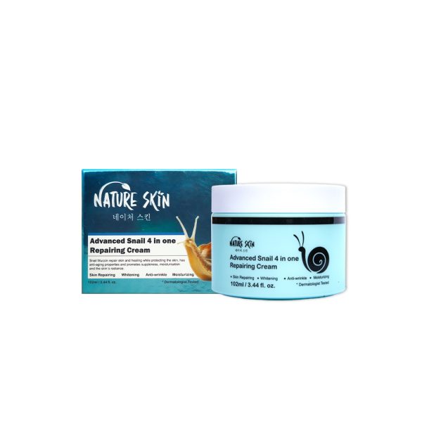 Nature Skin Advanced Snail 4 In One Repairing Cream 102ml - Image 4